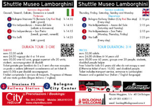 Shuttle Museo Lamborghini CityRedBus 2017-2